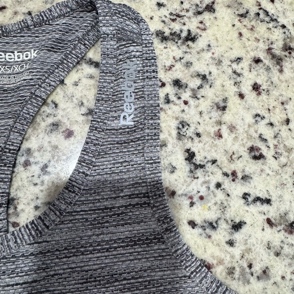 Gray Racerback Reebok Tank Top - Picture 2 of 4